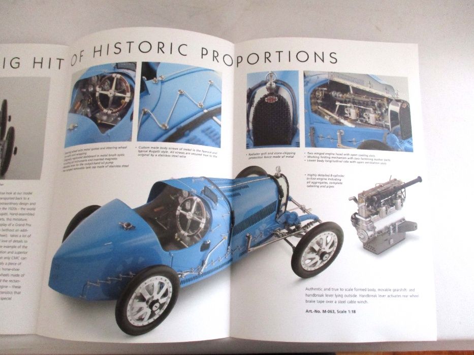 Catálogos/ Brochura de carros miniatura