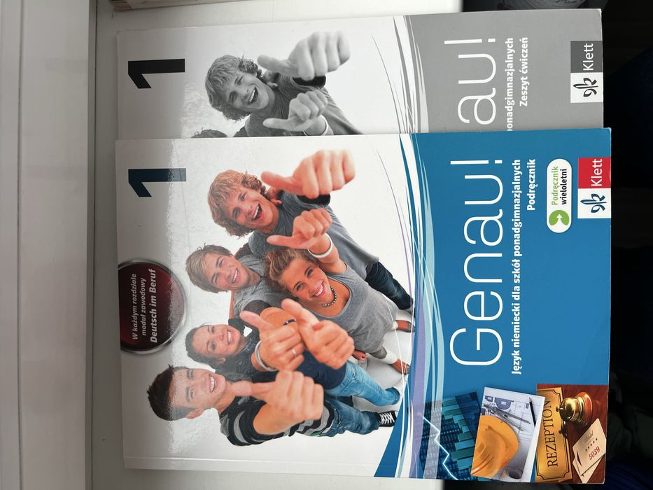 Podrecznik+ cwiczenia j. Niemiecki ,,Genau!’’ 1