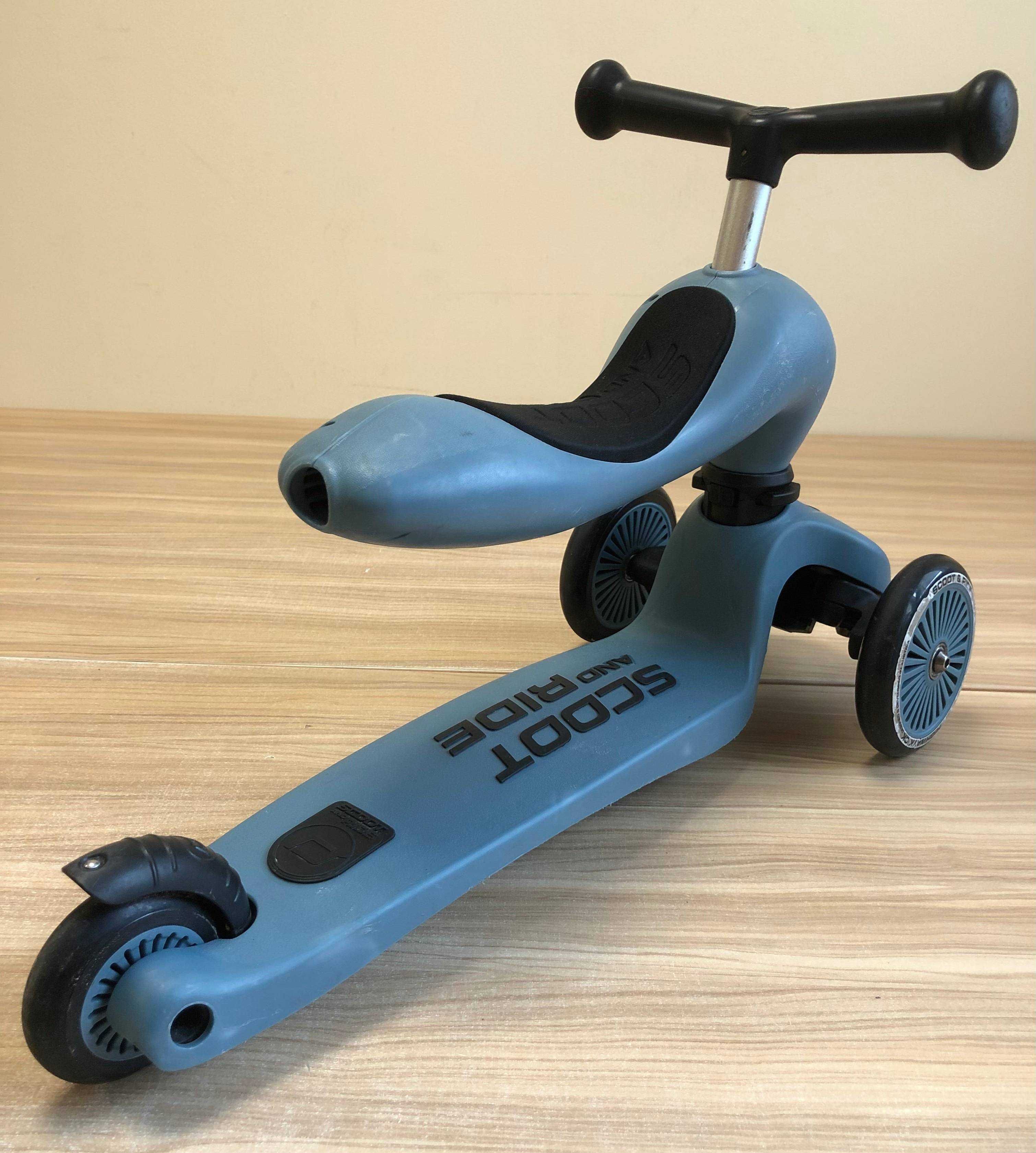 Hulajnoga dziecięca z siedziskiem 2w1 Scoot & Ride Highwaykick 1 P