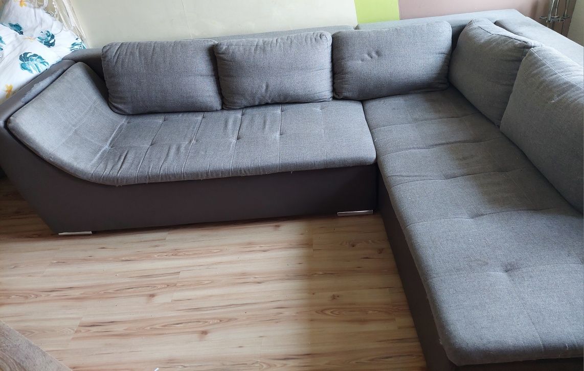 Sofa narożna duża rozkladana