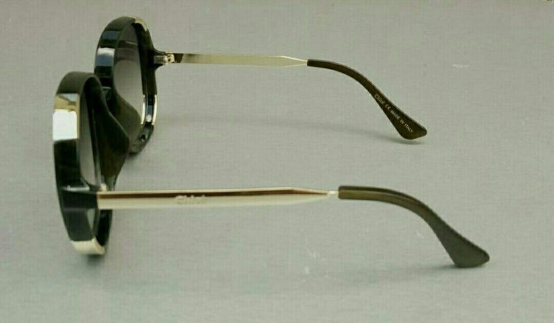 Chloe CE 712S очки женские большие в зелёной с золотом оправе