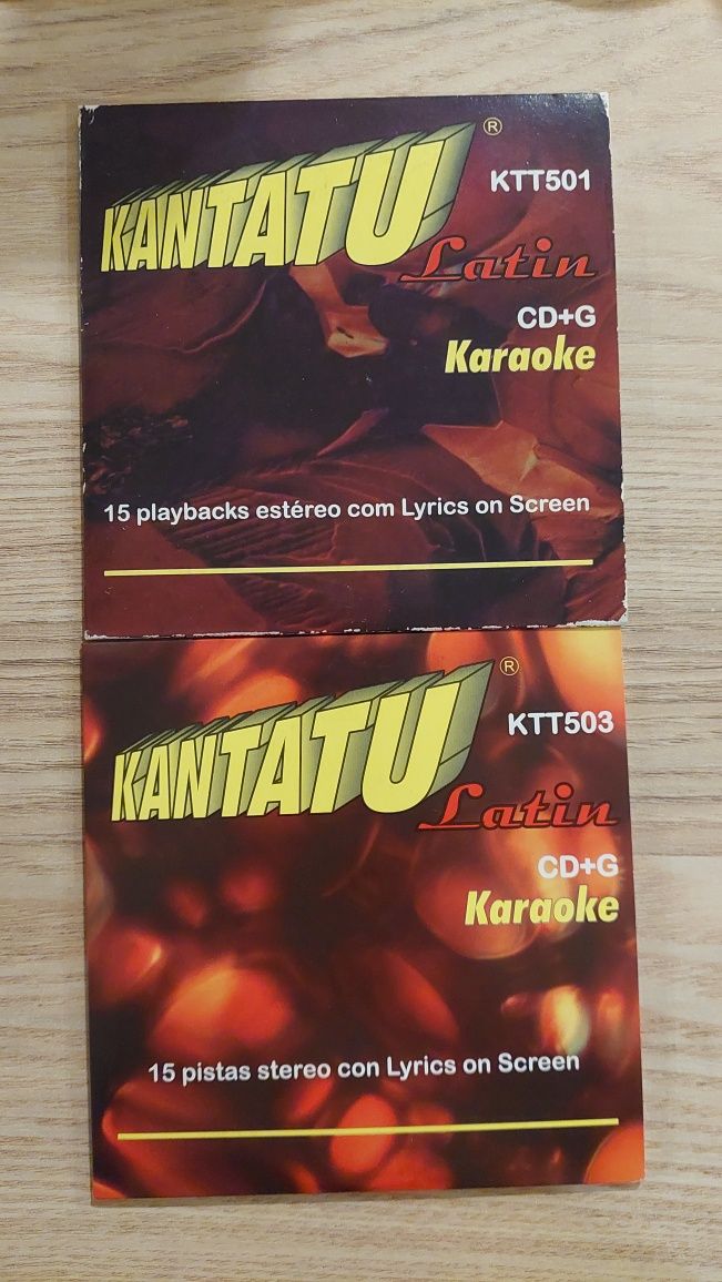 Kantatu 6 CD+G - Latin - Karaoke

Se quiser algum em particular entre