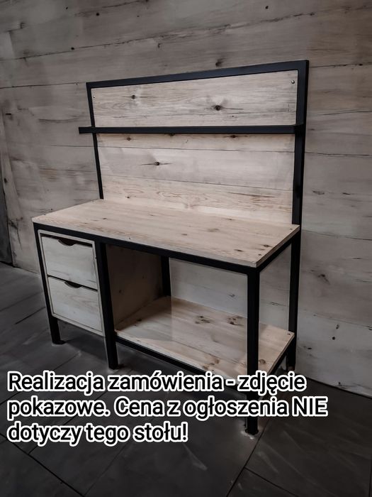 Stół warsztatowy, NA WYMIAR! falbanek, rama stołu, warsztat