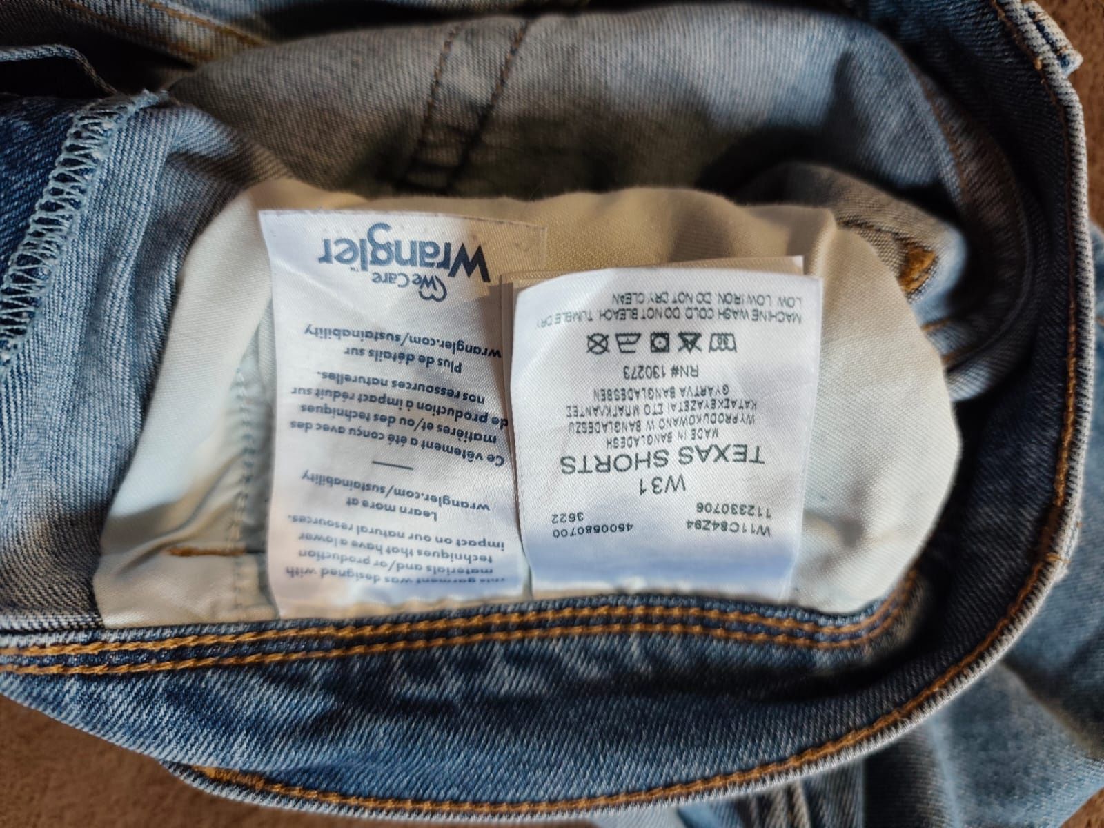 Krótkie spodenki Wrangler męskie