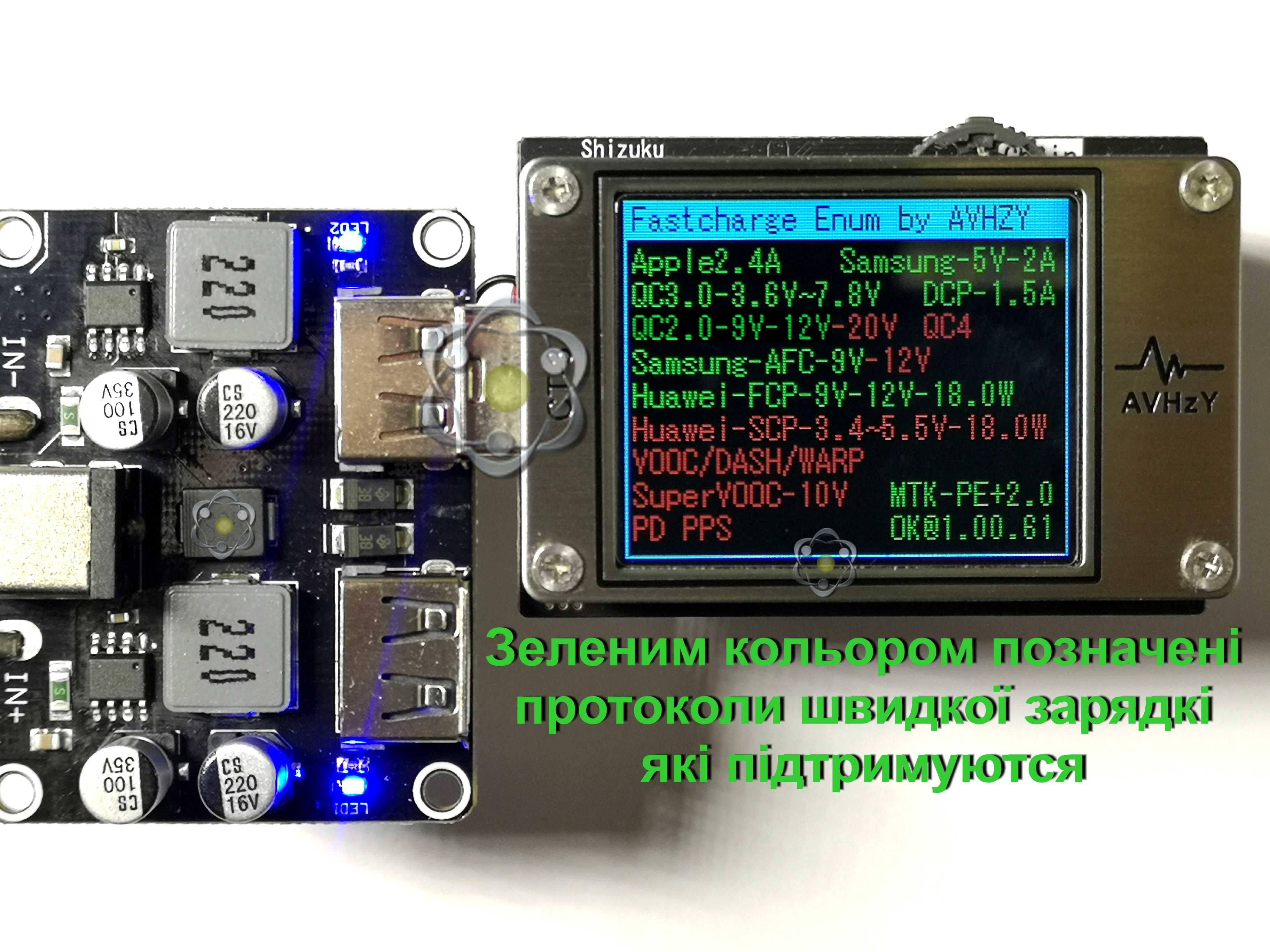 36W Понижающая плата зарядки на 2 USB быстрая зарядка QC2.0 и QC3.0