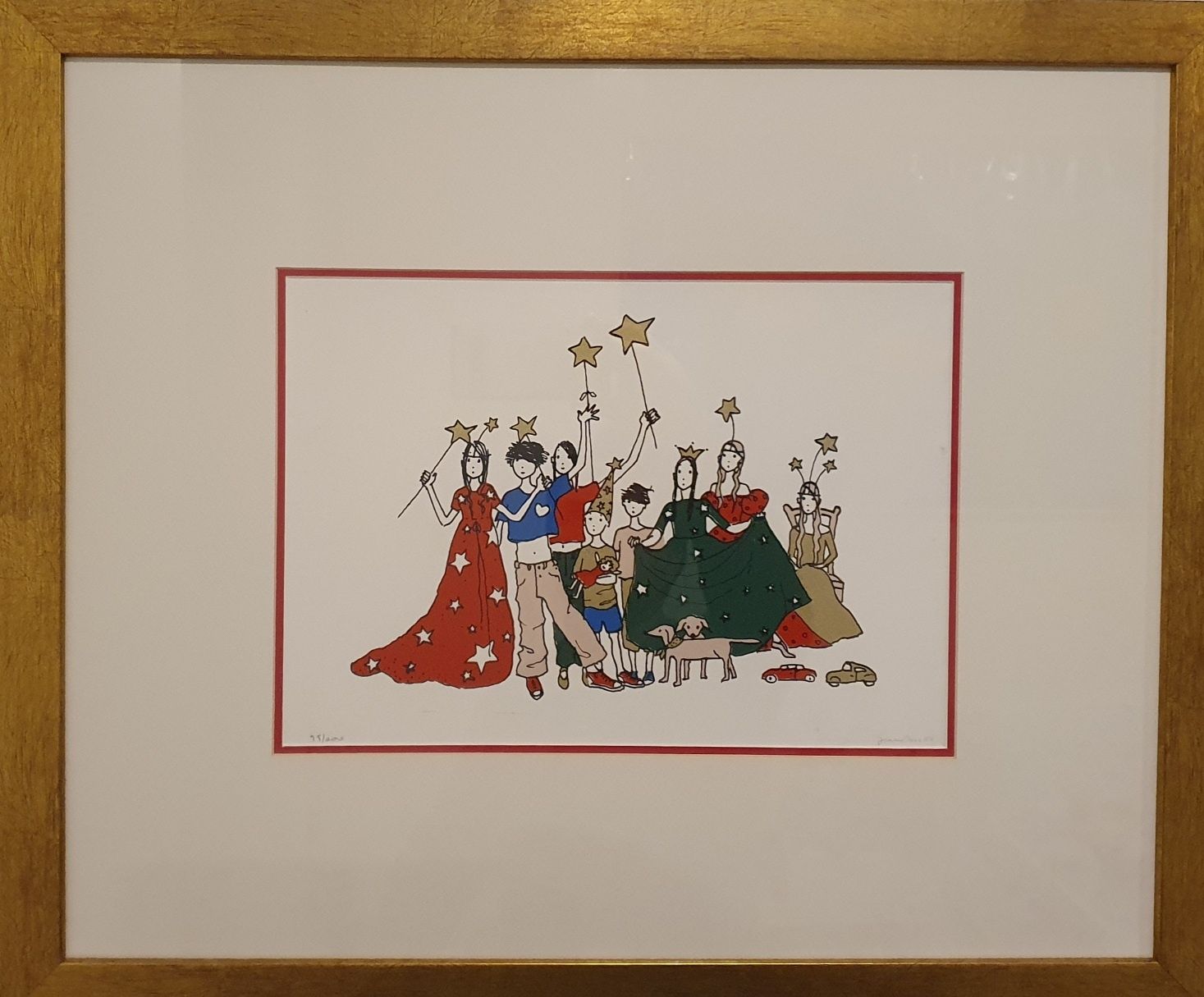 Quadro de Natal de Joana Rosa