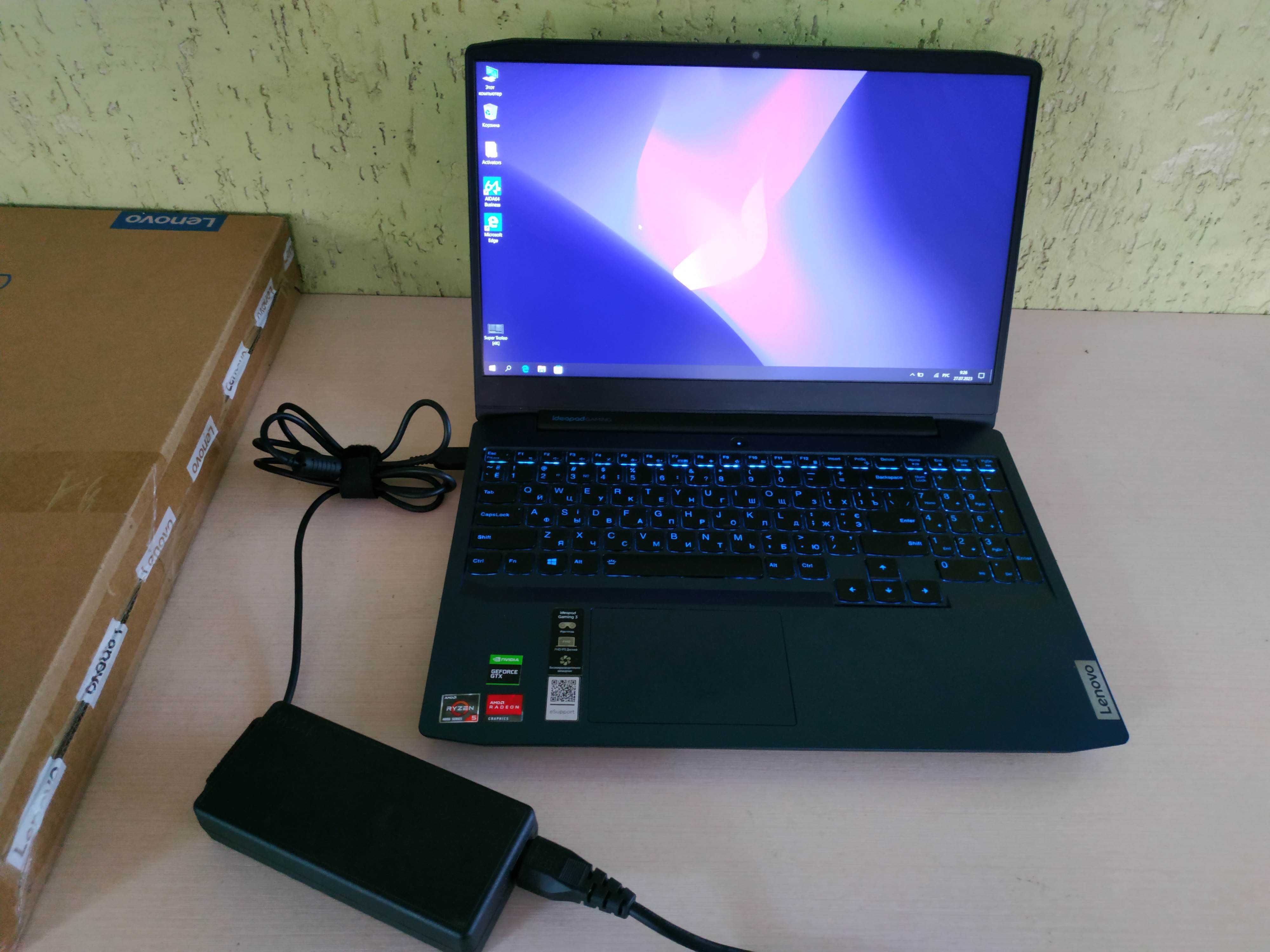 Ноутбук Lenovo IdeaPad Gaming 3 15ARH05 RAM 16ГБ / SSD 512 ГБ
