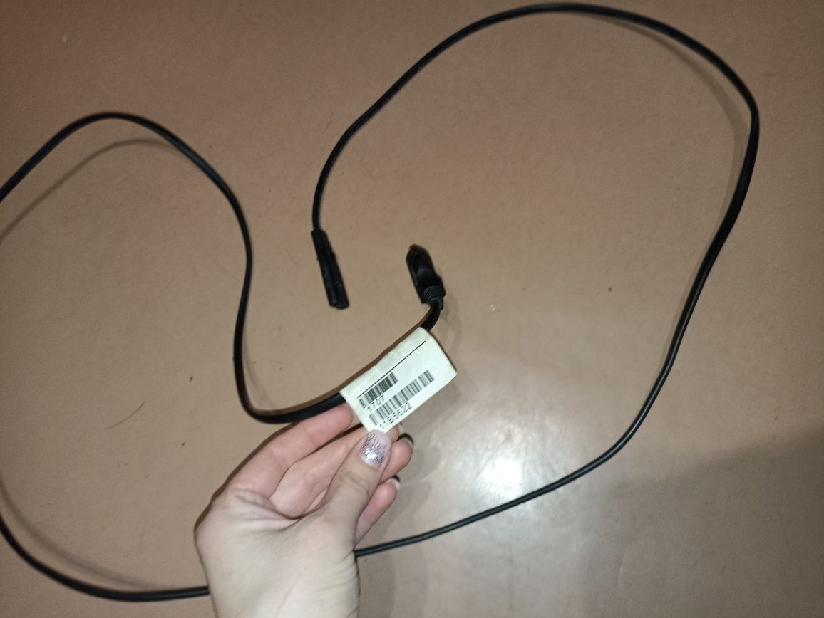 Кабель (шнур) питания 220В, для аудиотехники, черный,