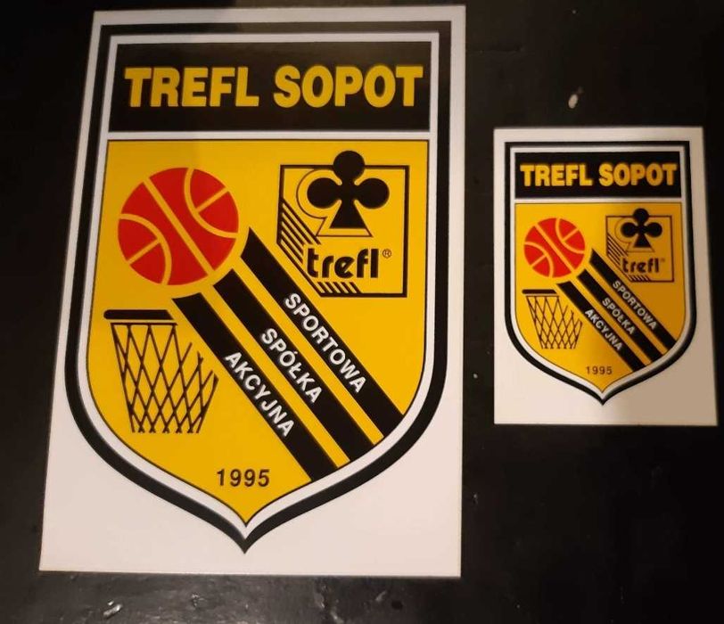 naklejki 2 szt Trefl Sopot Prokom Asseco