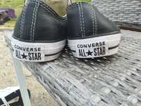 Trampki skórzane Converse rozm45/29,5cm jak nowe Brak sznurowadeł