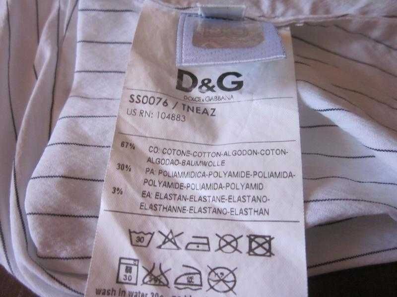 Женская рубашка dolce & gabbana xs