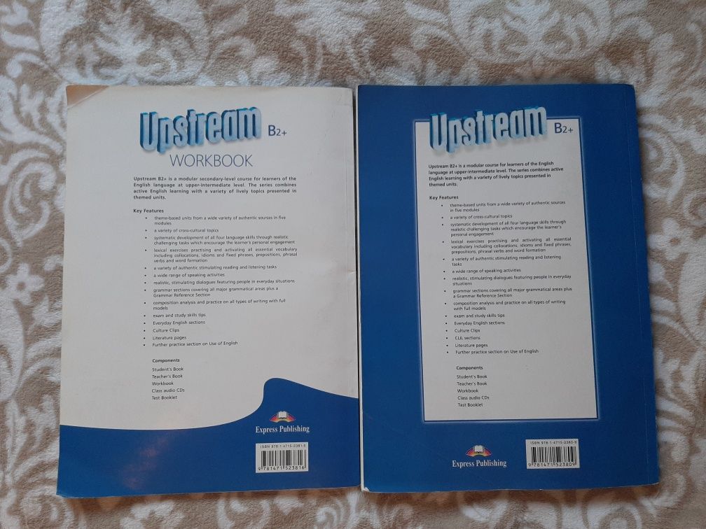 Upstream B2+ student's book and workbook