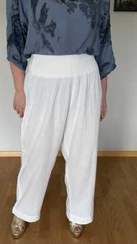 Spodnie damskie  białe XL/ xxl