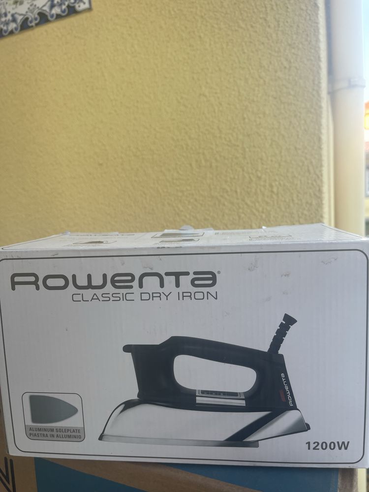 Ferro de passar rowenta - novo