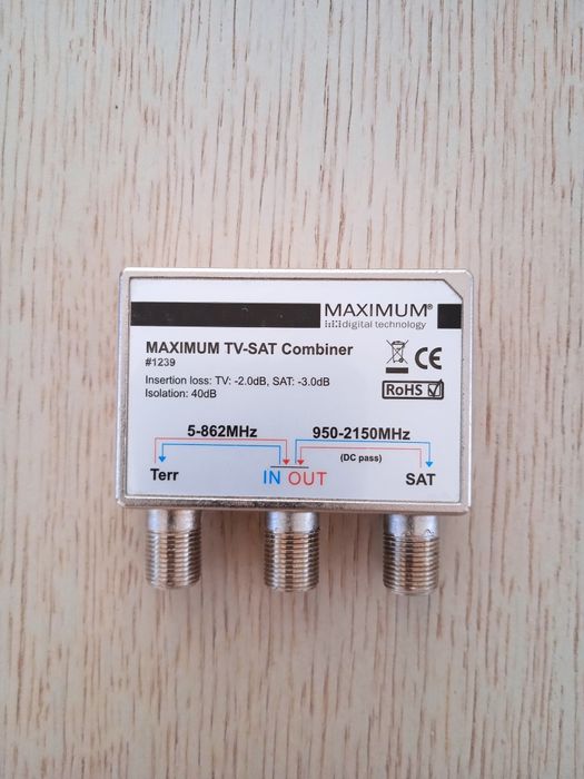 TV-SAT combiner Maximum 1239
