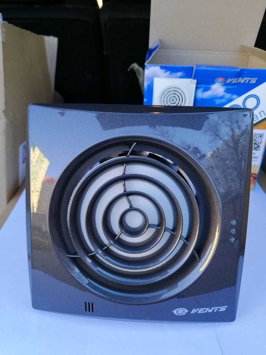 Вентилятор ВЕНТС Квайт 100 чорний сапфір