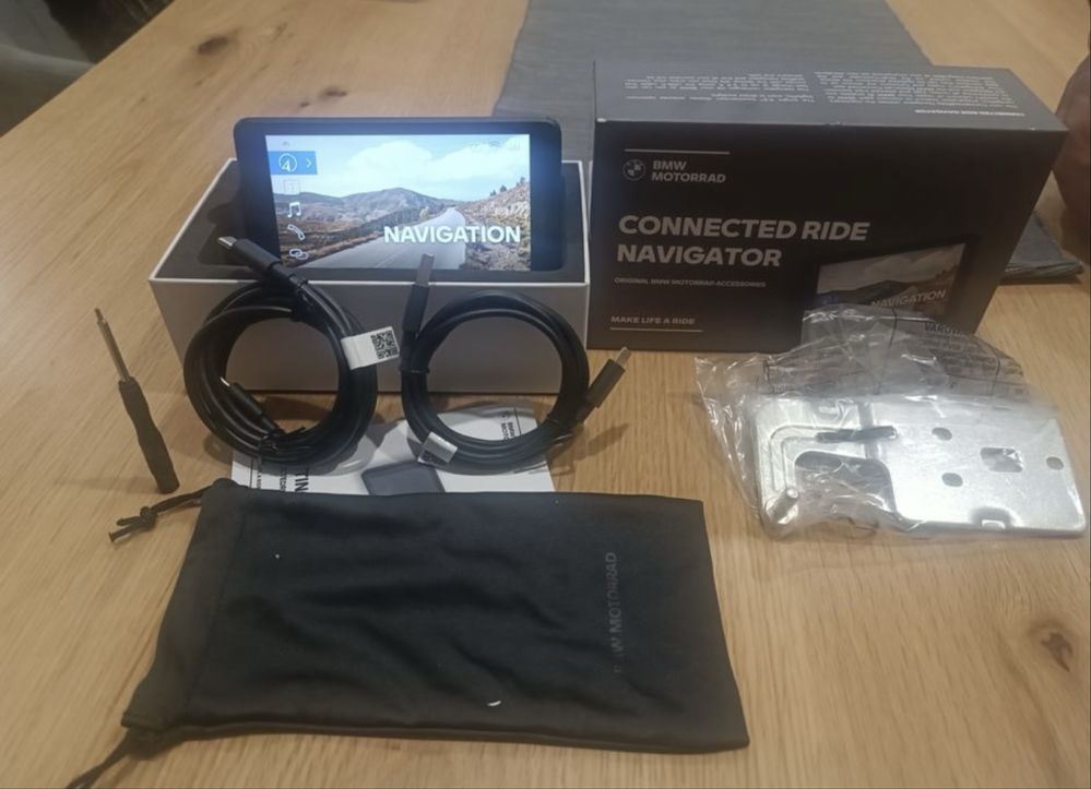 GPS BMW Connected Ride Navigator - completamente novo