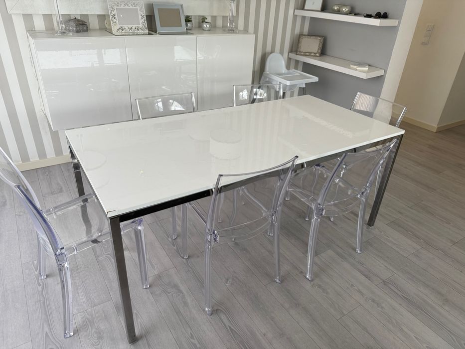 Mesa de jantar para 6 a 8 pessoas | 180cm x 85cm