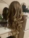 Peruka blond włosy