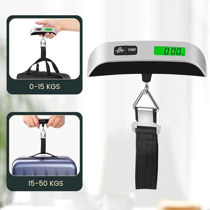 Balança Digital para Bagagem – Pese a Sua Mala com Precisão!