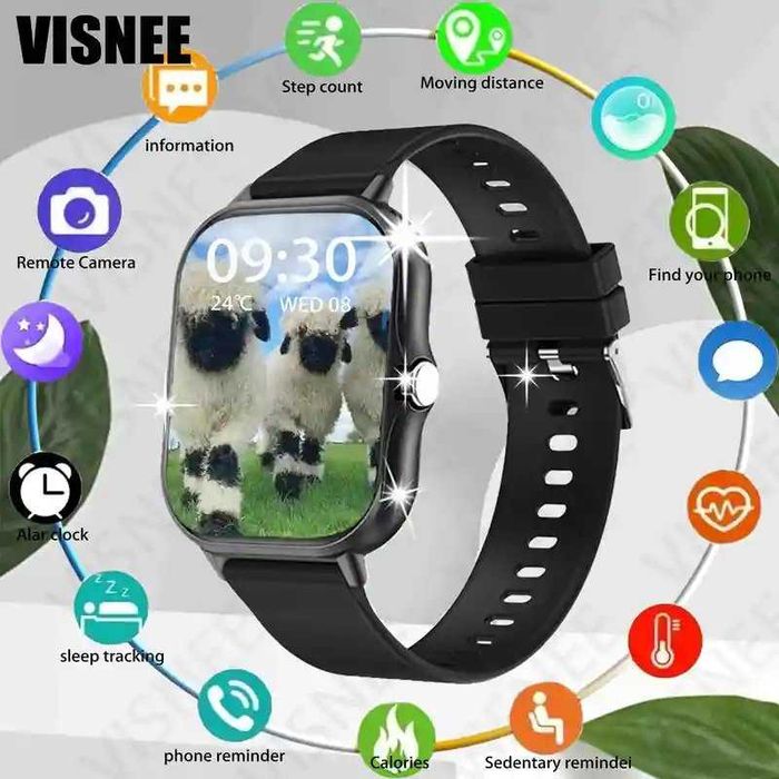 Smartwatch Desportivo compatível c/ Android e iPhone. Novo.