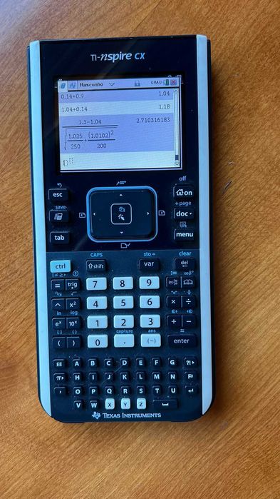TI-nspire CX - calculadora grafica