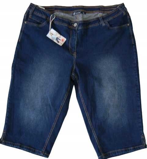 UpFashion 54 nowe rybaczki damskie jeans z elastan 6W91