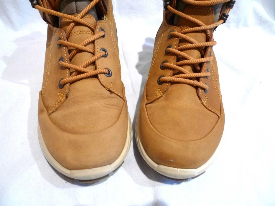 ECCO Gore-TEX r.33 Kozaczki skórzane śniegowce ocieplane ROZPAROWANE