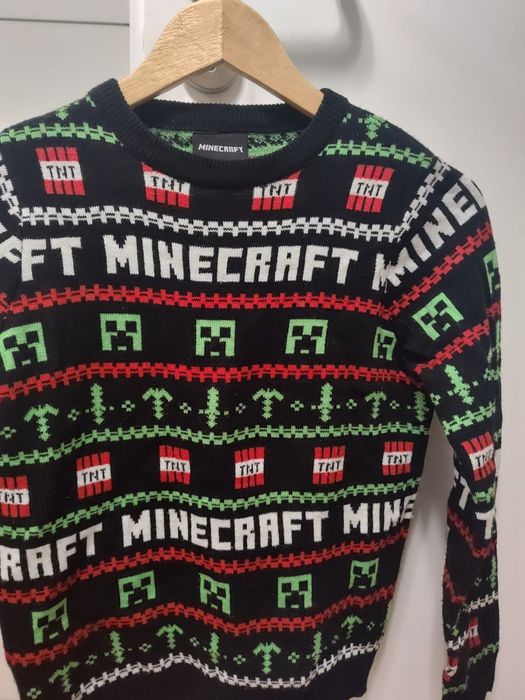 Świąteczny sweter chlopiecy Minecraft