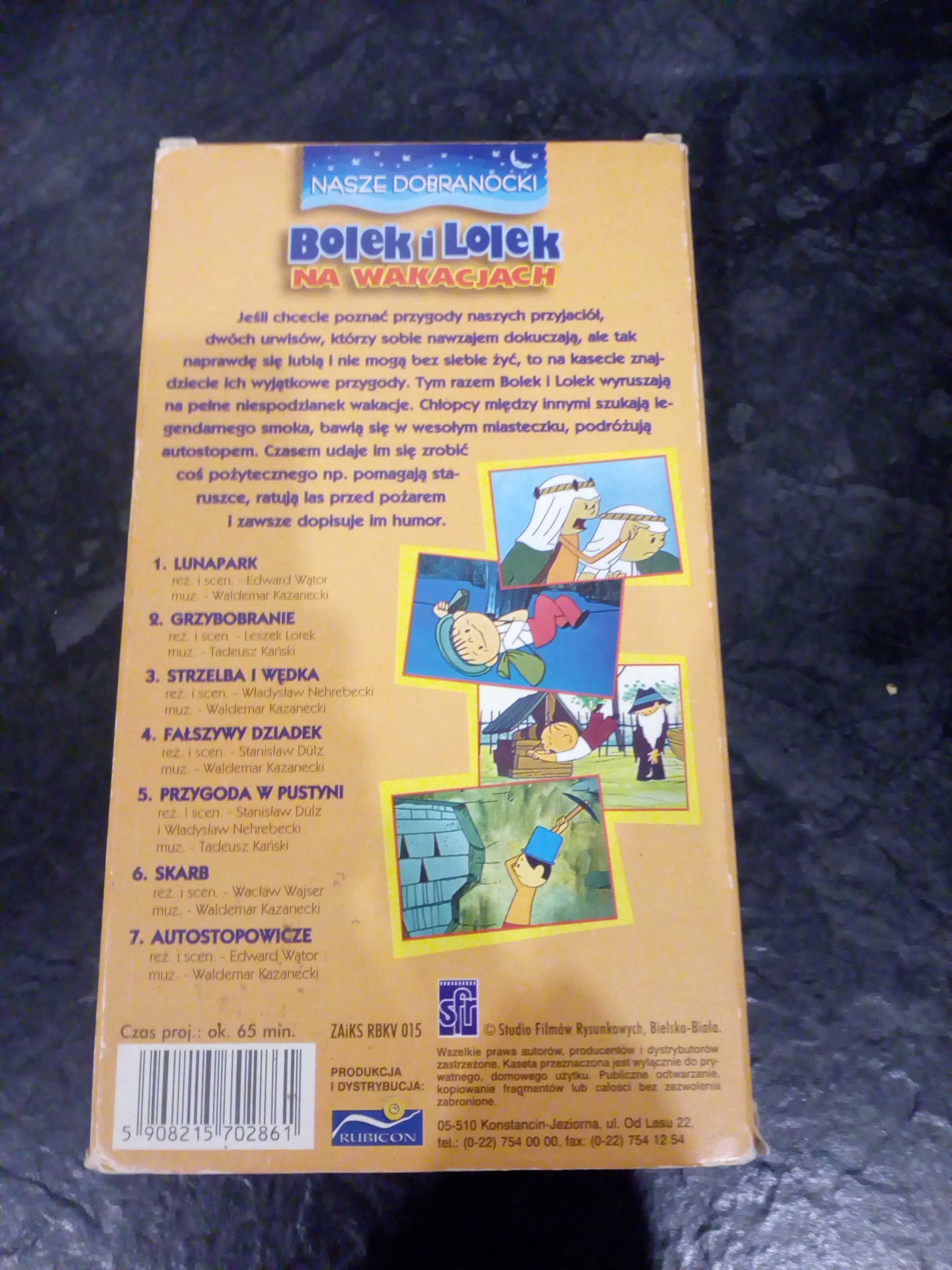 Kaseta VHS  Bolek i Lolek