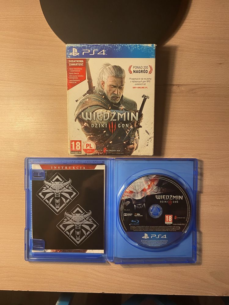 gra wiedźmin 3 dziki gon na ps4