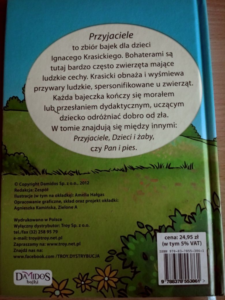 Krasicki dzieciom Przyjaciele i inne bajki