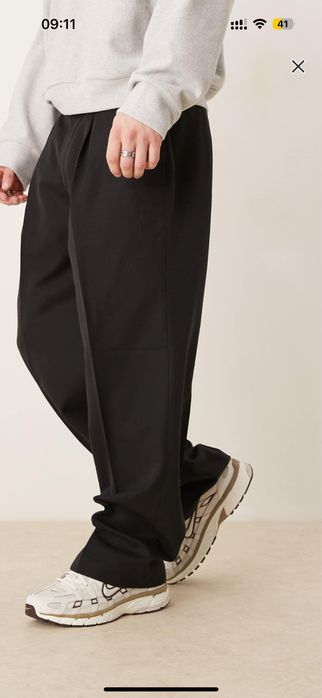 Широкі чоловічі брюки ASOS DESIGN