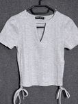 Szary top damski S
