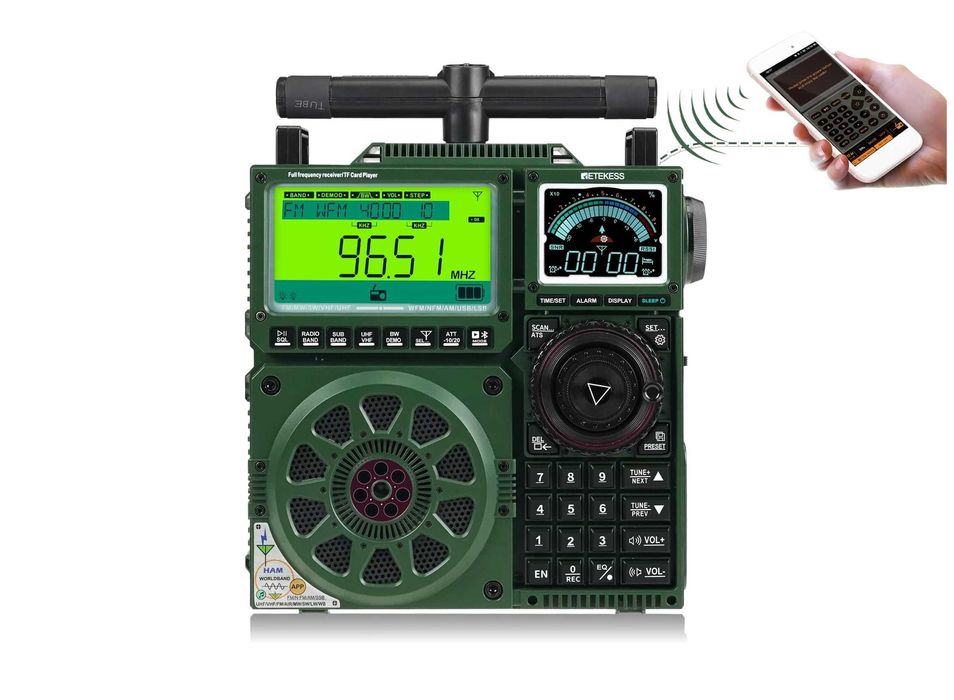 Radio Cyfrowe Retekess TR113 Full Band AIR SSB Bluetooth USB Wielopasm