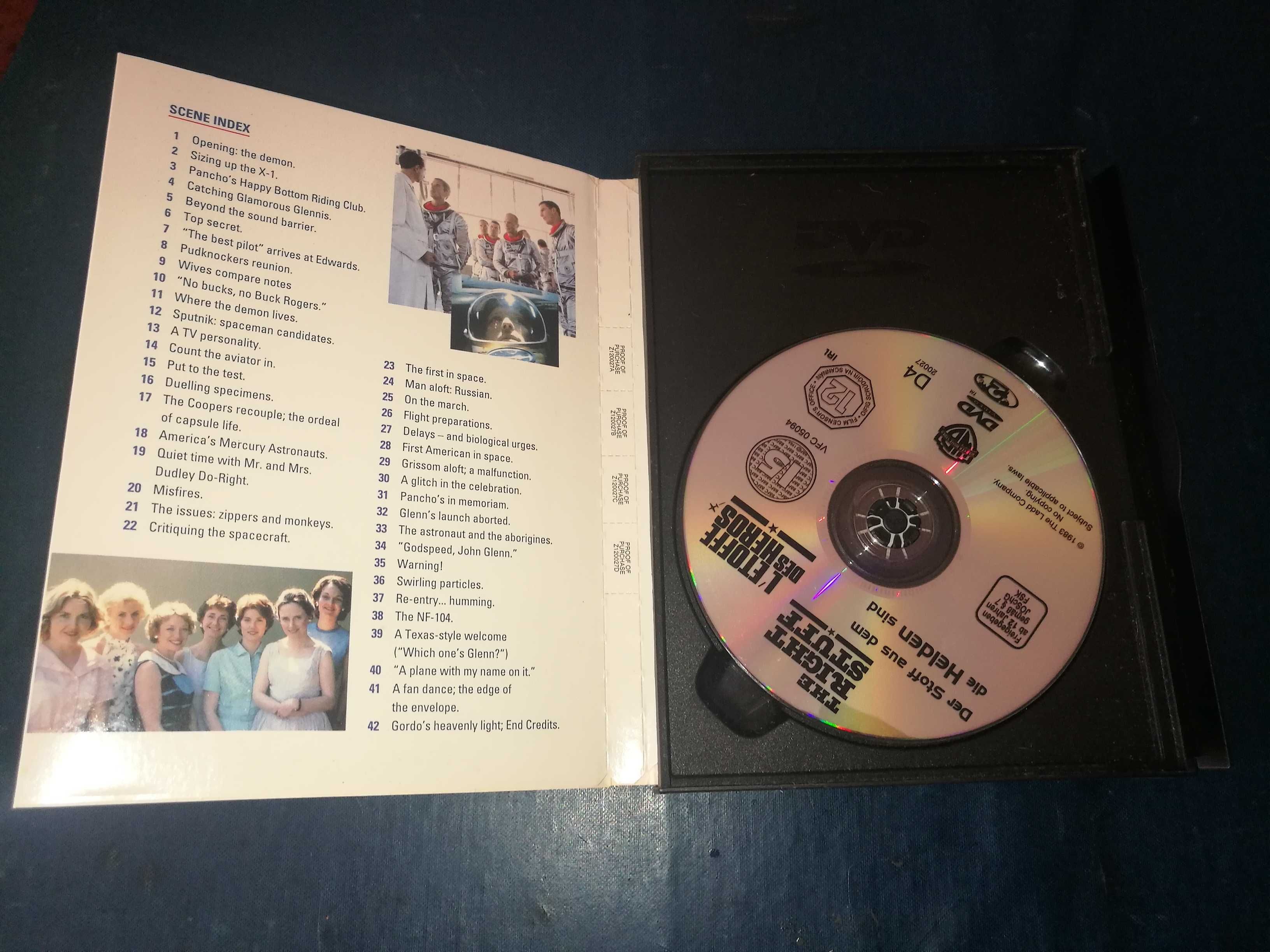 THE RIGHT STUFF (OS ELEITOS)	DVD (legendagem em Português)