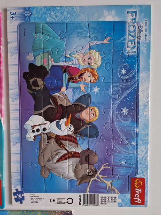 Puzzle Kraina Lodu, Mała Syrenka, Księżniczka Zosia