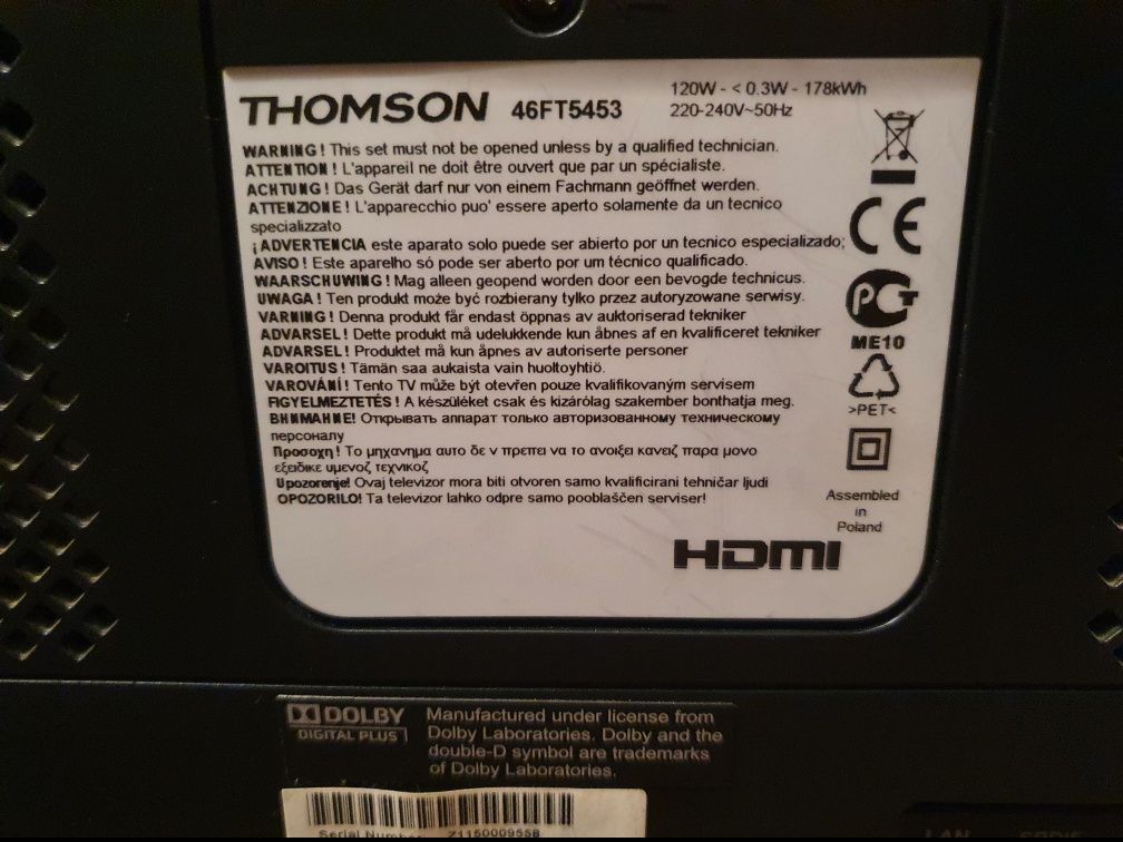 Telewizor Thomson 46"