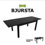 Mesa preta IKEA Bjursta