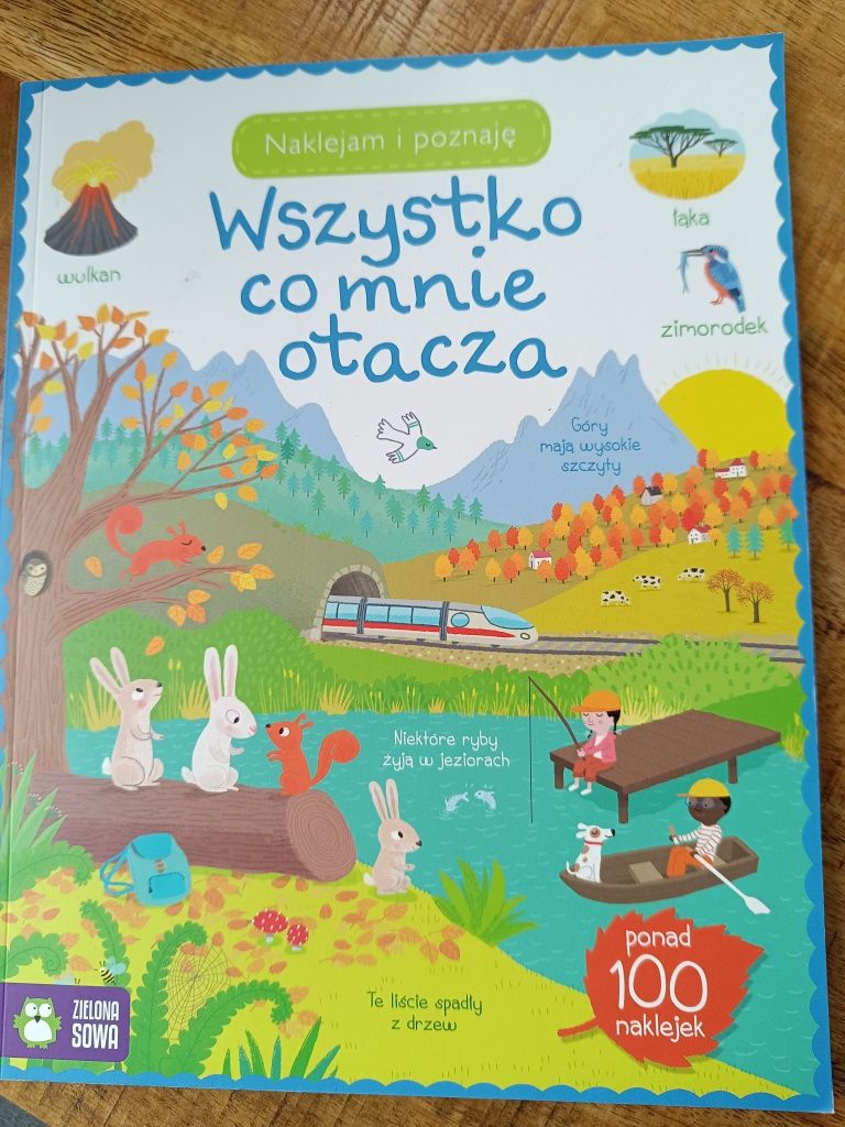 Wszystko co mnie otacza Naklejamy i poznaję Zielona Sowa