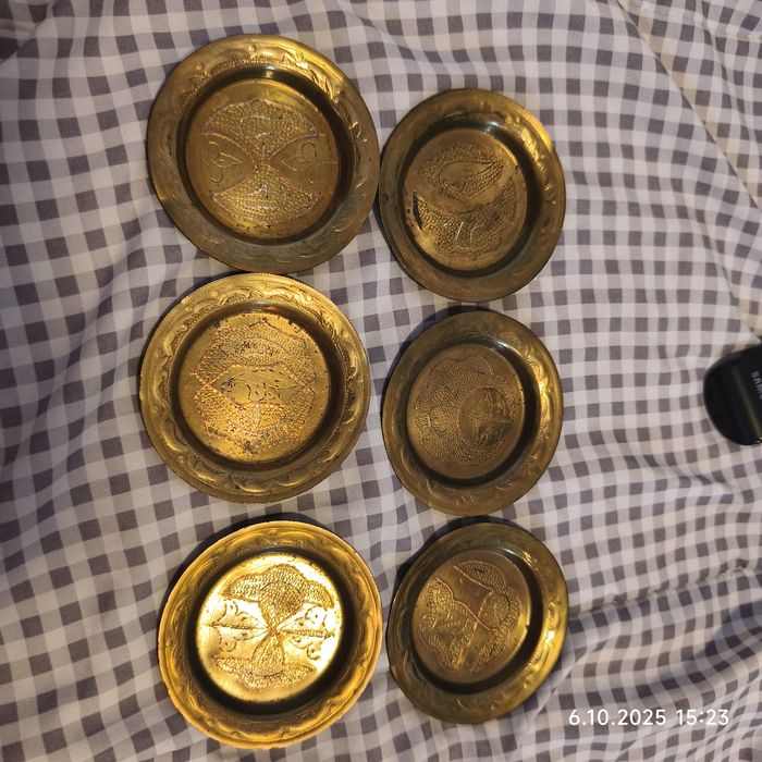 Tureckie Talerzyki Ręcznie Robione Vintage