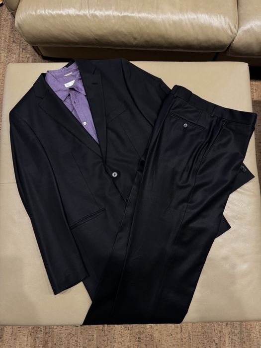 Костюм чоловічій,E.MARINELLI,чорного кольору,р.50-52