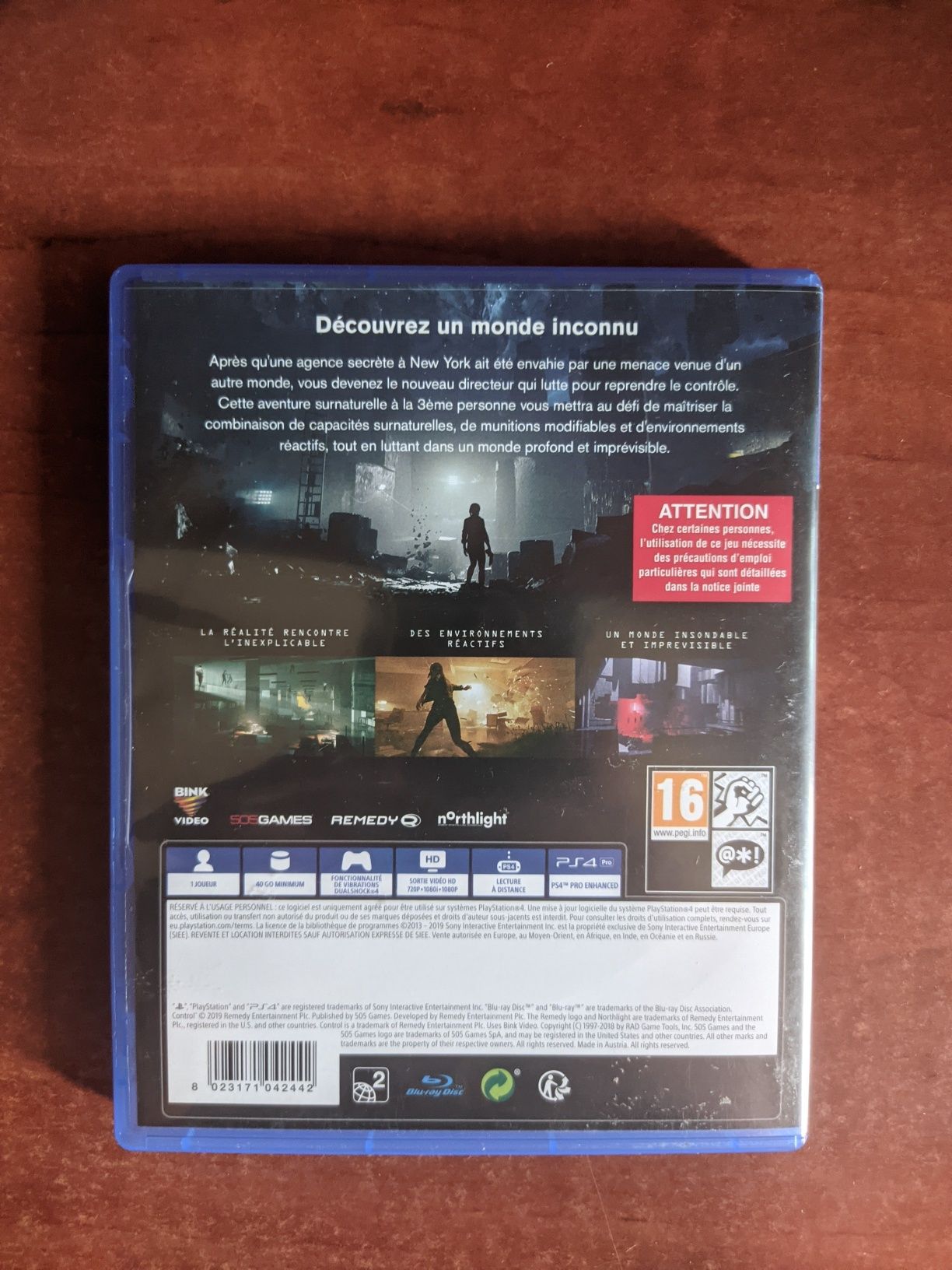 Jogo Control PS4