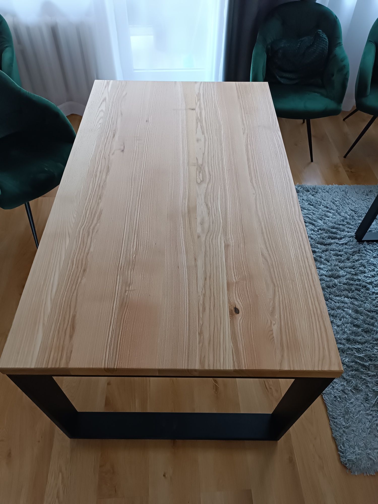 Stół Loftowy Industrialny Drewno Lite