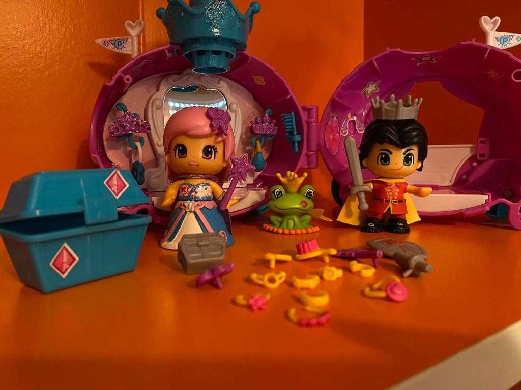 Pinypon -  Carroça com Princesa e Príncipe