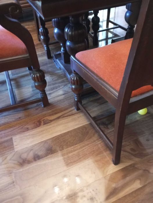 Wspaniały komplet mebli salonowych.