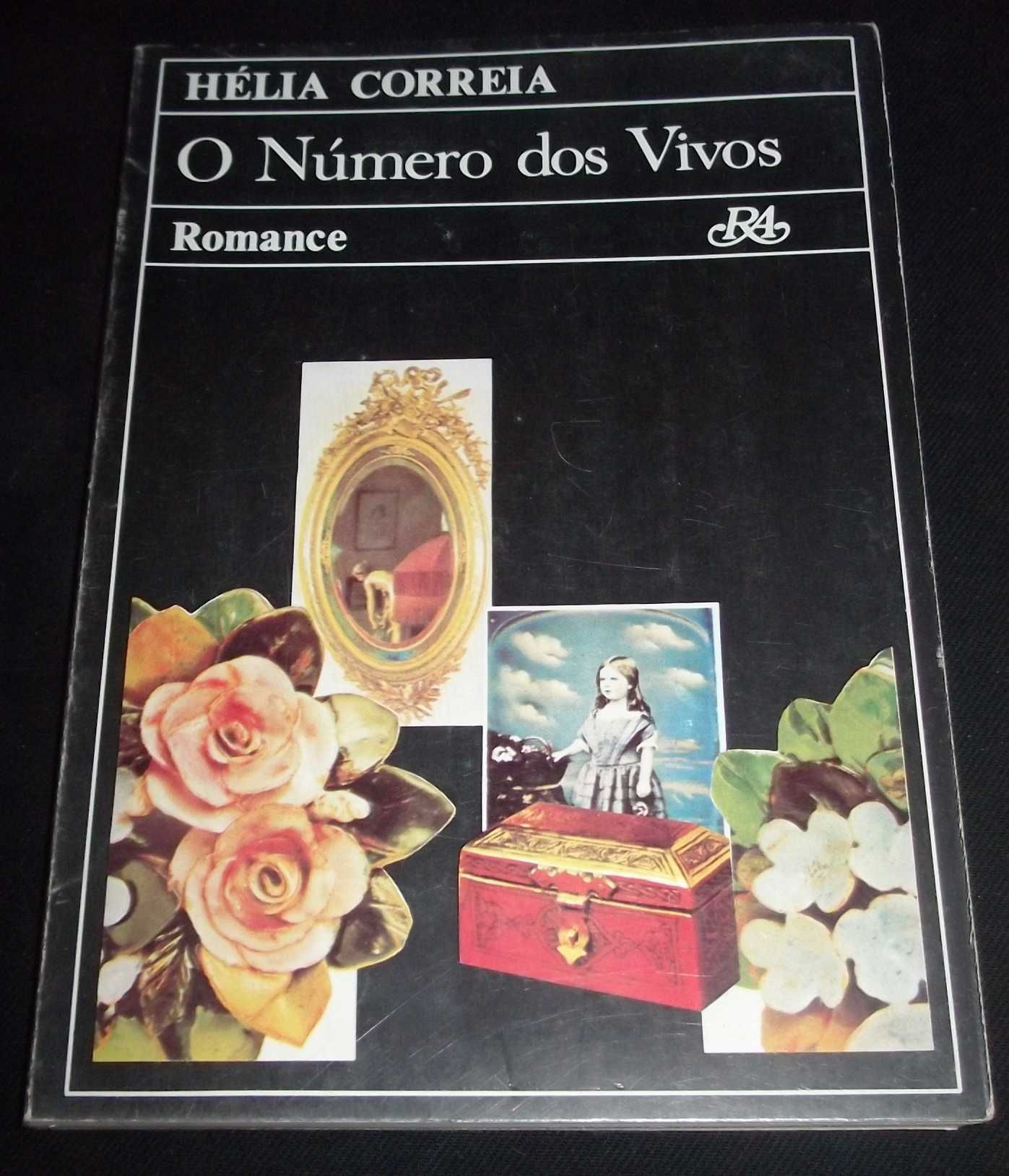 Livro O número dos vivos Hélia Correia 1ª edição Dedicatória da Autora