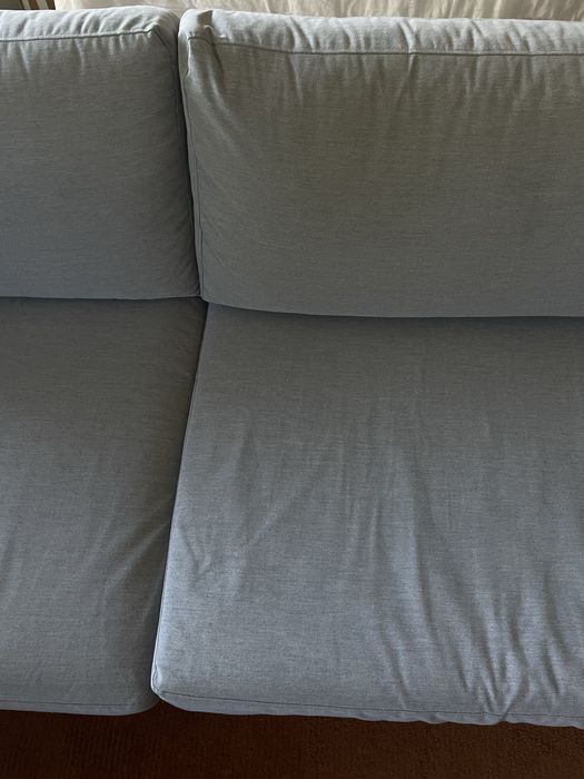 sofa cinzento ikea