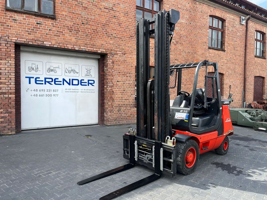 Linde E35P  FV23% Import Stan Perfekcyjny Pozycjoner Elektryczny 3500KG 6,5M