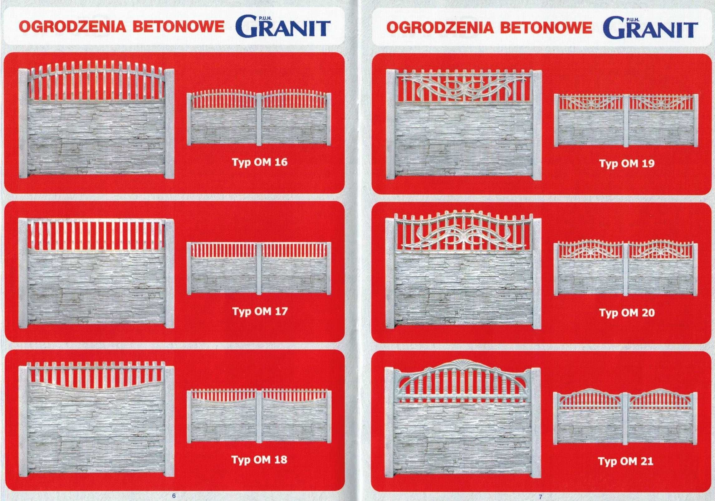 formy do ogrodzeń betonowych